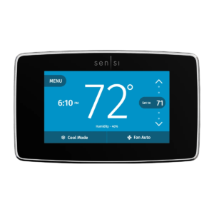 Sensi Touch Smart Programmable Wi-Fi Thermostat, C-Wire Required-Black